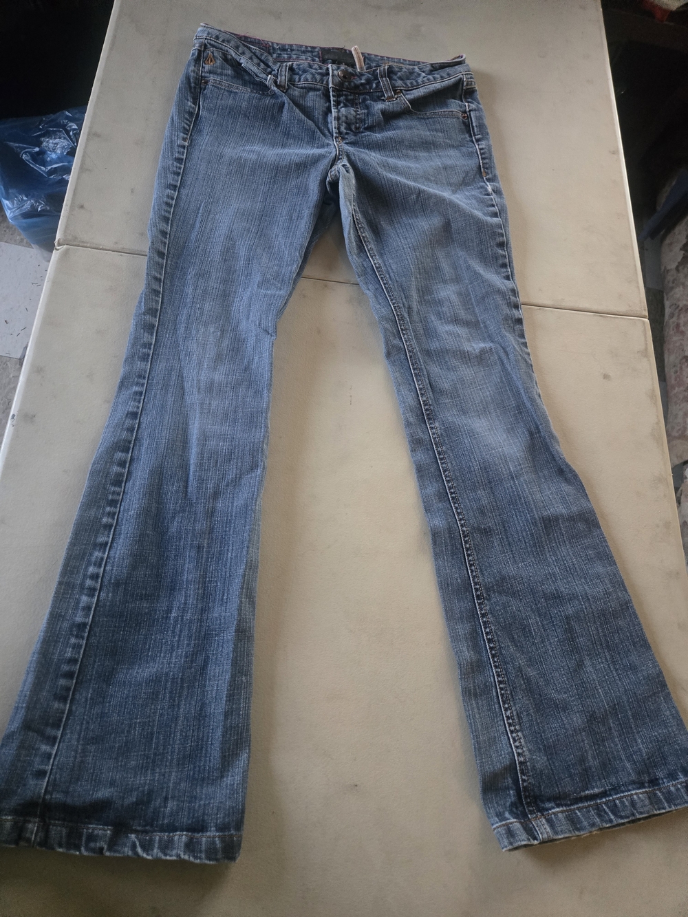 Volcom Light Blue Flare Jeans